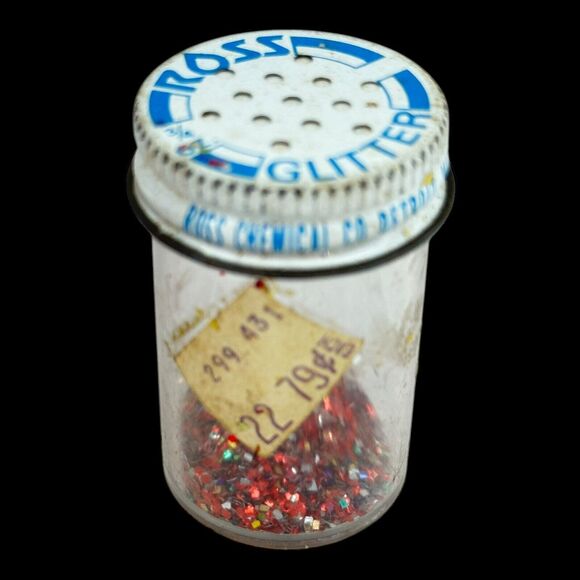 (11) Containers Jars of Crafters Glitter Lot Luco Glitterex Chunky 70s-90s VTG - Picture 7 of 12